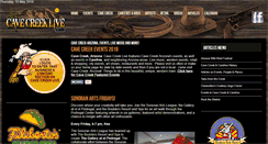 Desktop Screenshot of cavecreeklive.com